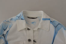 Load image into Gallery viewer, Dolce & Gabbana Multicolor Logo Embroidered Denim Jacket