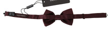 Load image into Gallery viewer, Dolce & Gabbana Elegant Maroon Silk Polka Dot Bow Tie