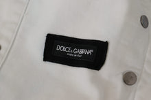 Load image into Gallery viewer, Dolce & Gabbana Multicolor Logo Embroidered Denim Jacket