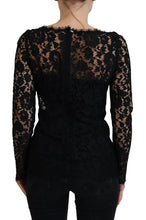 Load image into Gallery viewer, Dolce & Gabbana Elegant Floral Lace Long Sleeve Top