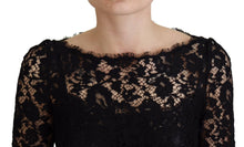 Load image into Gallery viewer, Dolce & Gabbana Elegant Floral Lace Long Sleeve Top