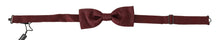 Load image into Gallery viewer, Dolce & Gabbana Elegant Maroon Silk Bow Tie