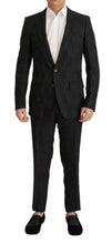 Load image into Gallery viewer, Dolce & Gabbana Glittering Black Martini Suit Set