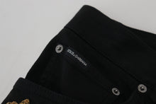 Load image into Gallery viewer, Dolce & Gabbana Elegant Black Cotton Blend Denim Pants