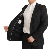 Load image into Gallery viewer, Dolce & Gabbana Glittering Black Martini Suit Set