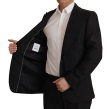 Load image into Gallery viewer, Dolce & Gabbana Elegant Black Two-Piece Martini Suit