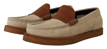 Load image into Gallery viewer, Dolce & Gabbana Elegant White Crocodile Leather Loafers