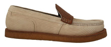 Load image into Gallery viewer, Dolce & Gabbana Elegant White Crocodile Leather Loafers