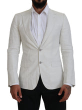Load image into Gallery viewer, Dolce & Gabbana Elegant White Sicilia Single Breasted Blazer
