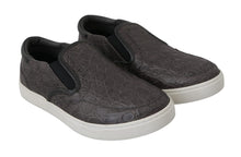 Load image into Gallery viewer, Dolce & Gabbana Elegant Gray Caiman Leather Loafers