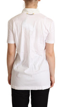 Load image into Gallery viewer, Dolce & Gabbana Chic White Love Motif Silk-Blend Tee