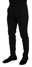 Load image into Gallery viewer, Dolce & Gabbana Black Polyester Chino Formal Pants