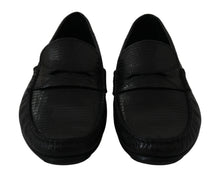 Load image into Gallery viewer, Dolce & Gabbana Exquisite Black Lizard Leather Loafers