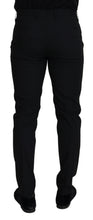 Load image into Gallery viewer, Dolce & Gabbana Black Polyester Chino Formal Pants