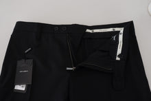 Load image into Gallery viewer, Dolce & Gabbana Black Polyester Chino Formal Pants