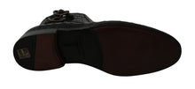 Load image into Gallery viewer, Dolce & Gabbana Elegant Derby Brogue Boots in Exotic Leather