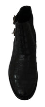 Load image into Gallery viewer, Dolce & Gabbana Elegant Derby Brogue Boots in Exotic Leather