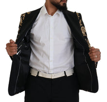 Load image into Gallery viewer, Dolce & Gabbana Floral Embroidered Evening Blazer