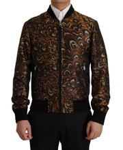 Load image into Gallery viewer, Dolce & Gabbana Elegant Brown Blouson Jacket