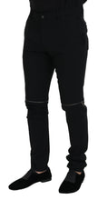 Load image into Gallery viewer, Dolce & Gabbana Elegant Black Virgin Wool Trousers