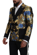 Load image into Gallery viewer, Dolce & Gabbana Gold Lurex Double Breasted Jacket Blazer