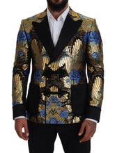 Load image into Gallery viewer, Dolce & Gabbana Gold Lurex Double Breasted Jacket Blazer