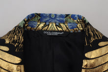 Load image into Gallery viewer, Dolce & Gabbana Gold Lurex Double Breasted Jacket Blazer