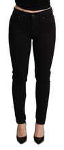 Load image into Gallery viewer, Dolce & Gabbana Elegant Black Mid-Waist Skinny Jeans