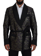 Load image into Gallery viewer, Dolce & Gabbana Gold Jacquard Robe Jacket