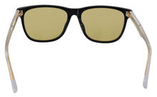 Load image into Gallery viewer, Diesel Chic Black Acetate Sunglasses with Yellow Lenses