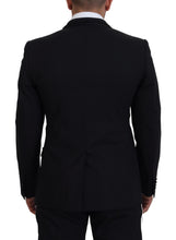 Load image into Gallery viewer, Dolce & Gabbana Elegant Black Silk-Lined Evening Blazer