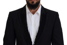 Load image into Gallery viewer, Dolce & Gabbana Elegant Black Silk-Lined Evening Blazer