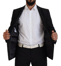 Load image into Gallery viewer, Dolce & Gabbana Elegant Black Silk-Lined Evening Blazer