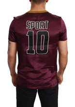 Load image into Gallery viewer, Dolce & Gabbana Elegant Purple Silk Short Sleeve T-Shirt