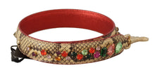 Load image into Gallery viewer, Dolce & Gabbana Elegant Beige Python Leather Bag Strap