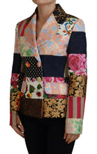 Load image into Gallery viewer, Dolce & Gabbana Elegant Multicolor Patchwork Blazer