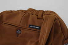 Load image into Gallery viewer, Dolce & Gabbana Brown Wool Chino Skinny Men Pants