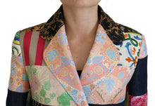 Load image into Gallery viewer, Dolce & Gabbana Elegant Multicolor Patchwork Blazer