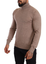 Load image into Gallery viewer, Dolce & Gabbana Brown Cashmere Turtleneck Pullover Sweater