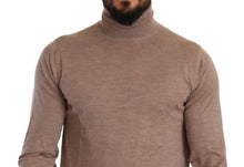 Load image into Gallery viewer, Dolce & Gabbana Brown Cashmere Turtleneck Pullover Sweater