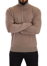 Load image into Gallery viewer, Dolce & Gabbana Brown Cashmere Turtleneck Pullover Sweater