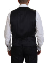 Load image into Gallery viewer, Dolce & Gabbana Elegant Black & Gold Slim Fit 3 Piece Suit