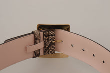 Load image into Gallery viewer, Dolce & Gabbana Elegant Leather Belt with Logo Buckle