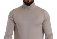 Load image into Gallery viewer, Dolce & Gabbana Elegant Light Blue Cashmere Turtleneck Sweater