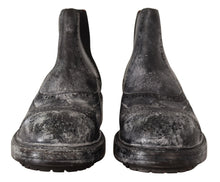 Load image into Gallery viewer, Dolce & Gabbana Elegant Gray Leather Ankle Boots