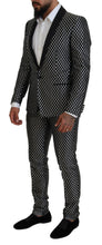Load image into Gallery viewer, Dolce & Gabbana Elegant Black Silk Blend Slim Fit Suit