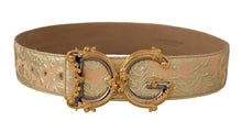 Load image into Gallery viewer, Dolce & Gabbana Elegant Leather Belt with Logo Buckle