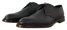 Load image into Gallery viewer, Dolce & Gabbana Elegant Blue Leather Lace-Up Dress Shoes