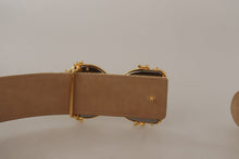 Load image into Gallery viewer, Dolce & Gabbana Elegant Leather Belt with Logo Buckle