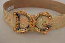 Load image into Gallery viewer, Dolce & Gabbana Elegant Leather Belt with Logo Buckle